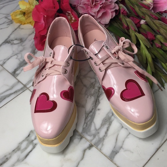 Sneakers Oxfords Platforms NWT Multi Sizes - Picture 6 of 6